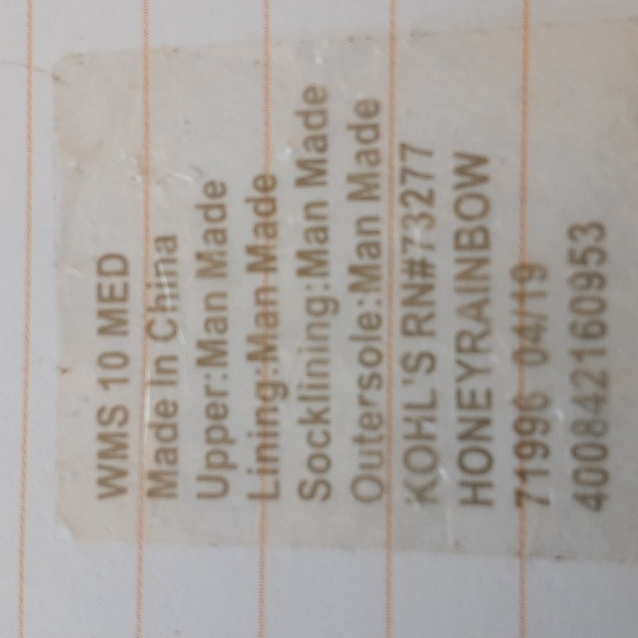 LC Lauren Conrad white and yellow flip flops size 10 M - Picture 10 of 10